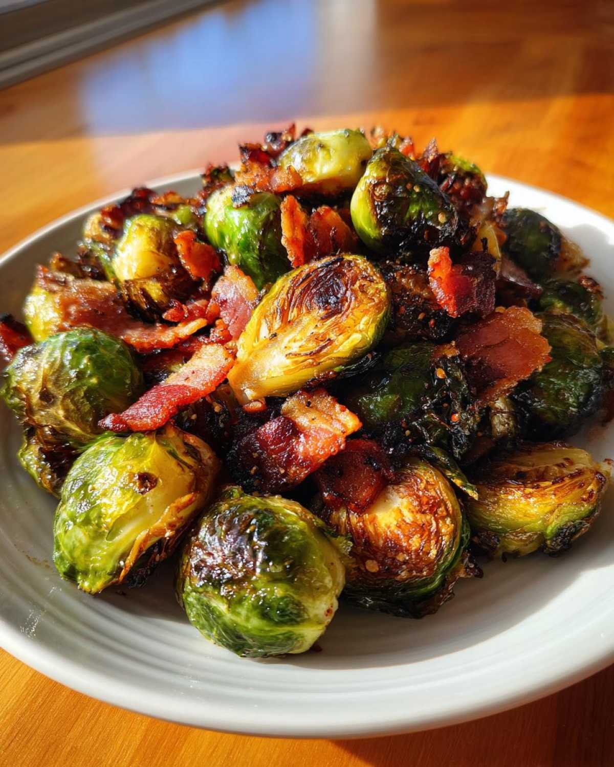 Roasted Brussels Sprouts with Bacon - detail 2