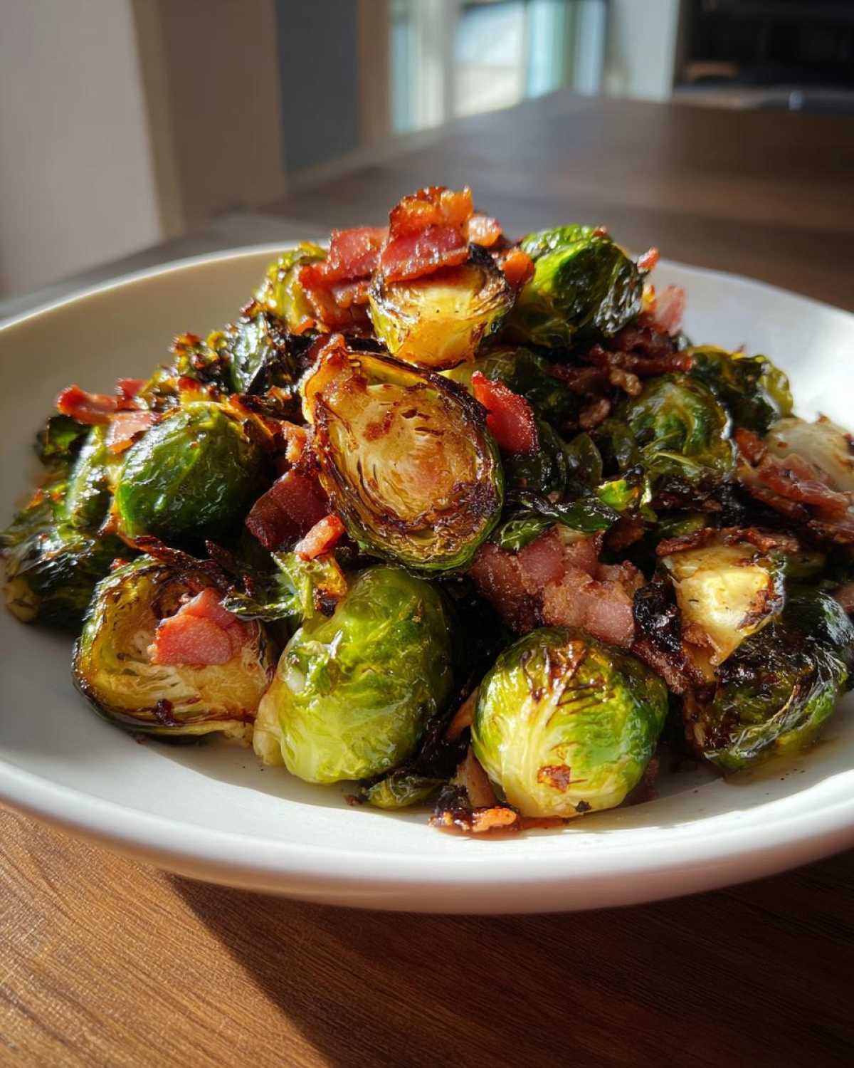 Roasted Brussels Sprouts with Bacon - detail 4