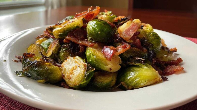 Roasted Brussels Sprouts with Bacon