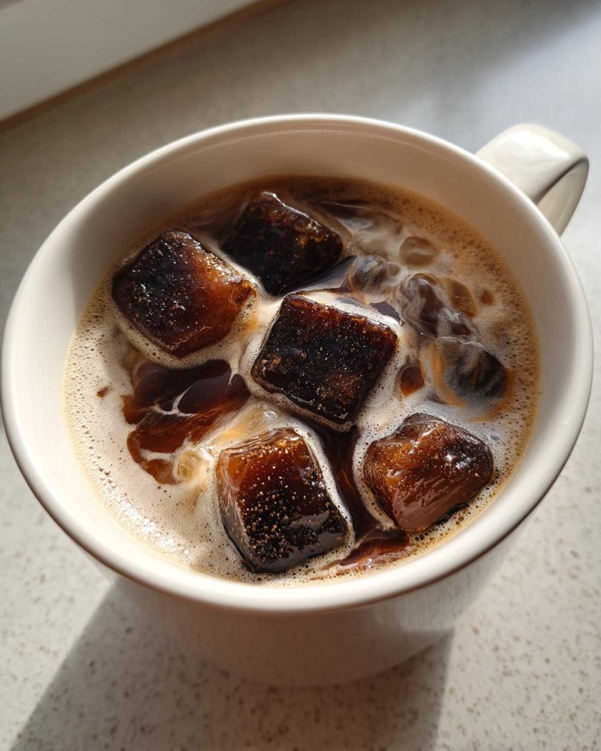 Salted Caramel Cold Brew Coffee Cubes - detail 2