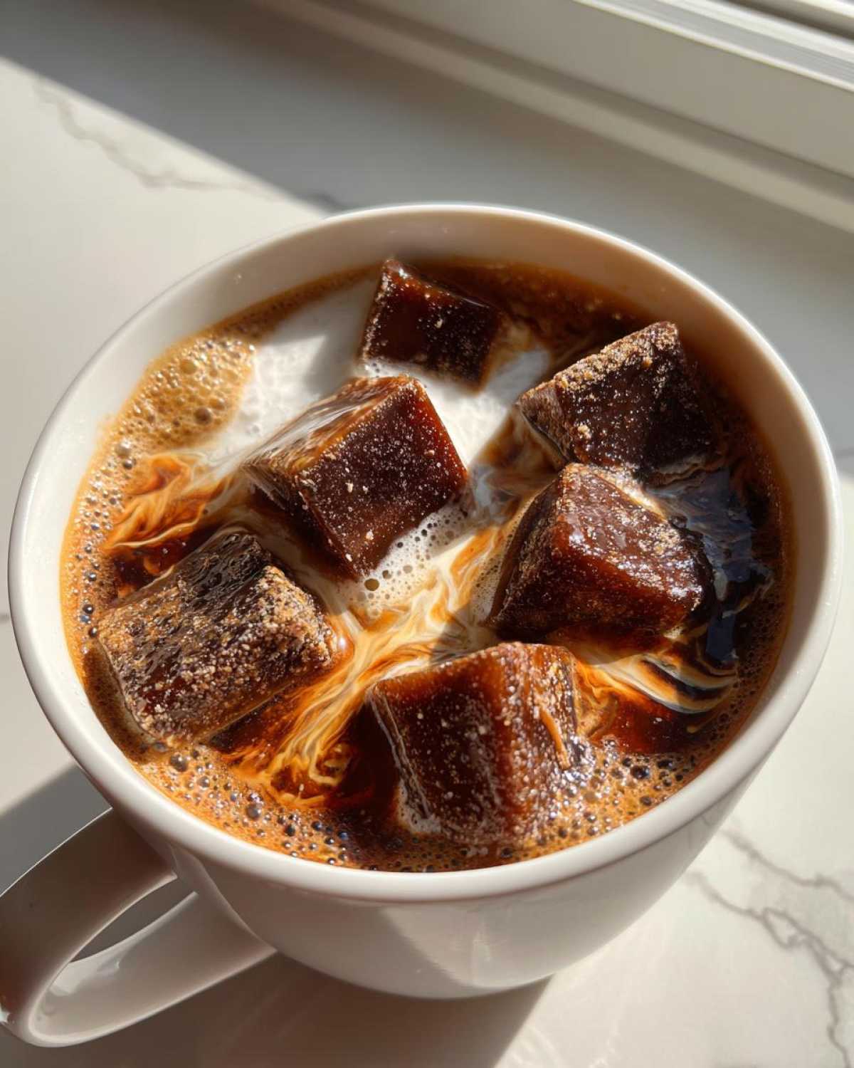 Salted Caramel Cold Brew Coffee Cubes - detail 4