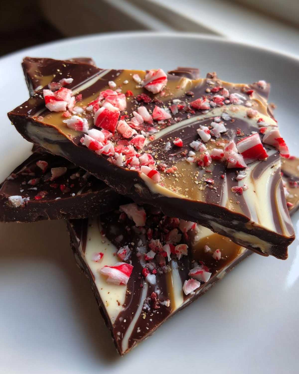 Salted Caramel Peppermint Bark - detail 1