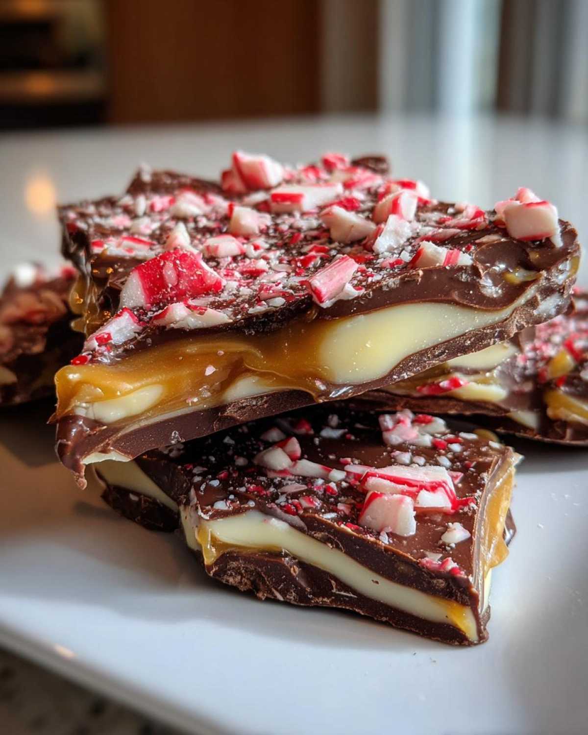 Salted Caramel Peppermint Bark - detail 4