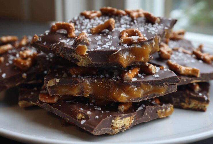 Salted Caramel Pretzel Bark (Addictive Sweet-Salty Snack)
