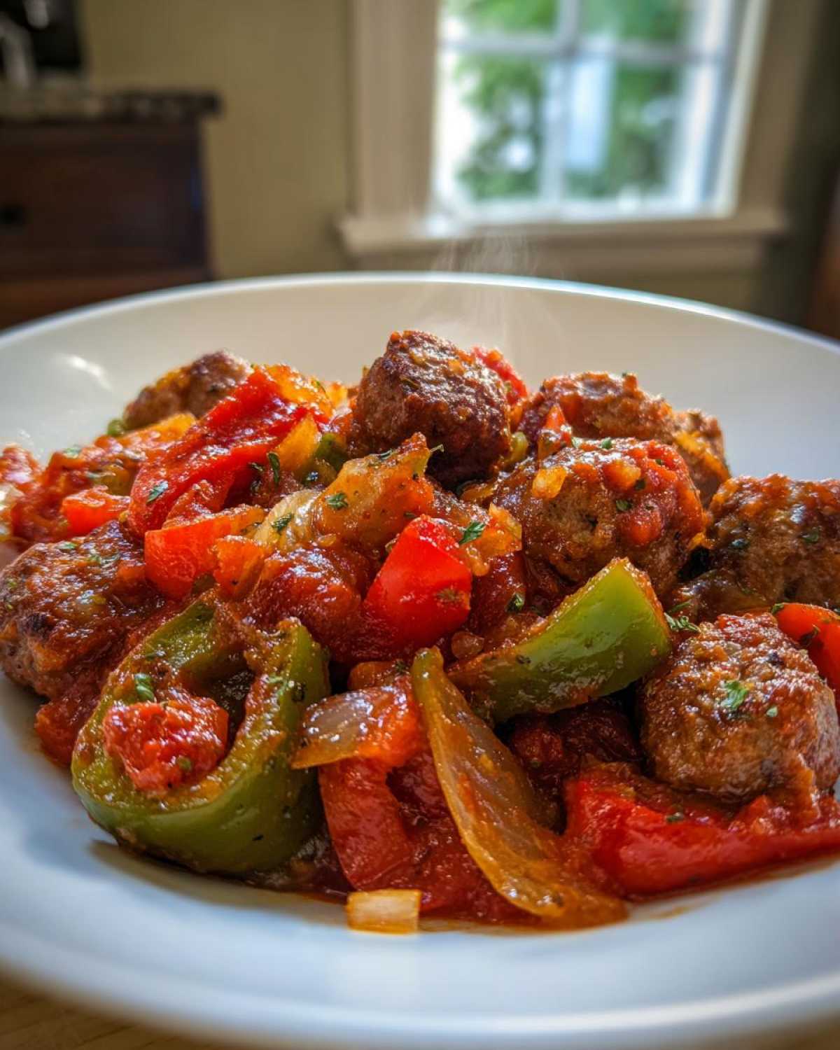 Sausage and Peppers Skillet Dinner - detail 3