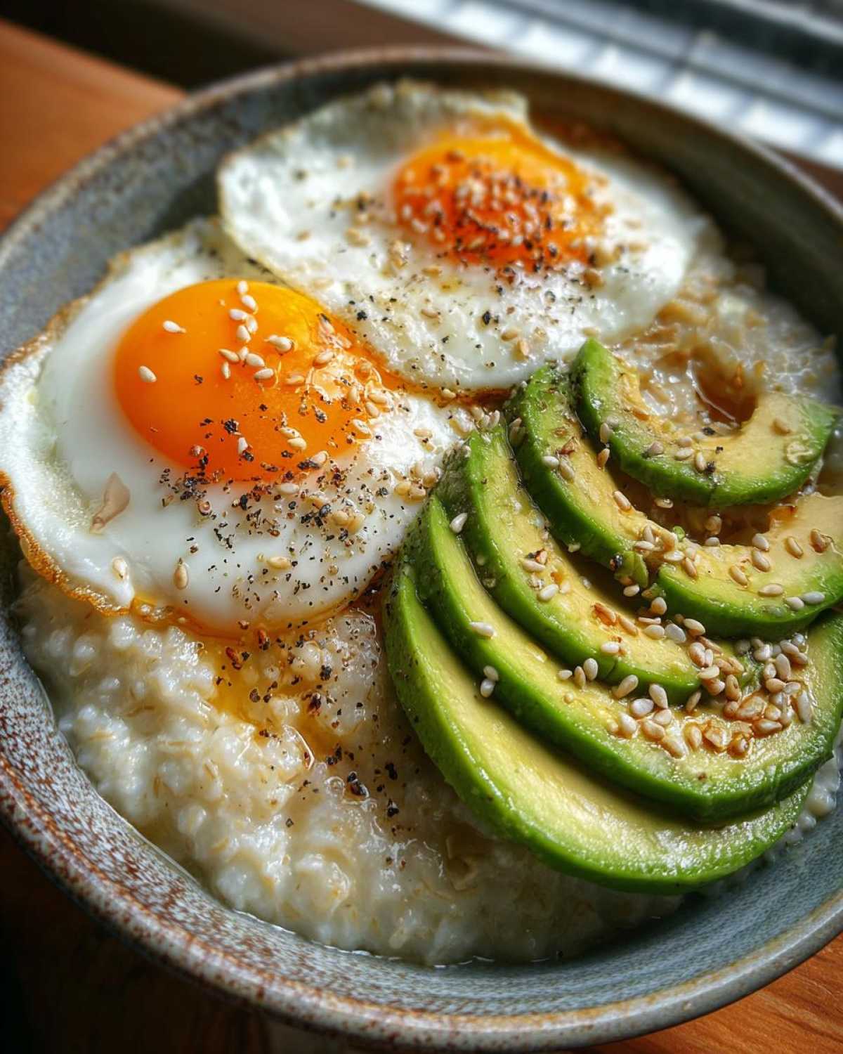 Savory Oatmeal with Avocado & Egg (Trendy Twist) - detail 1