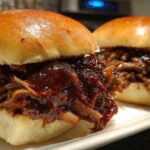 Shredded Barbecue Beef Sandwich Sliders