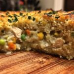 Skinny Chicken Pot Pie with Cauliflower Crust