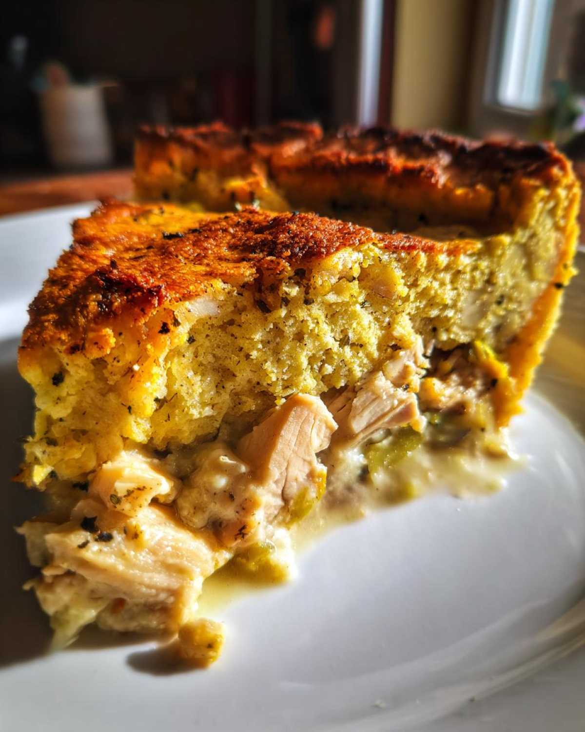 Skinny Chicken Pot Pie with Cauliflower Crust - detail 2