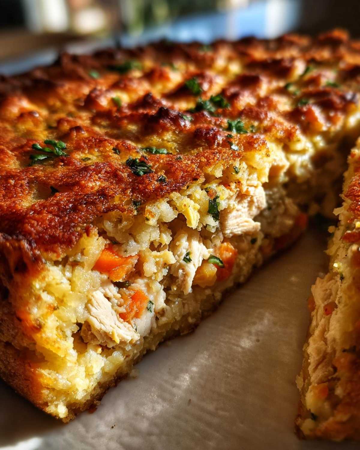 Skinny Chicken Pot Pie with Cauliflower Crust - detail 4