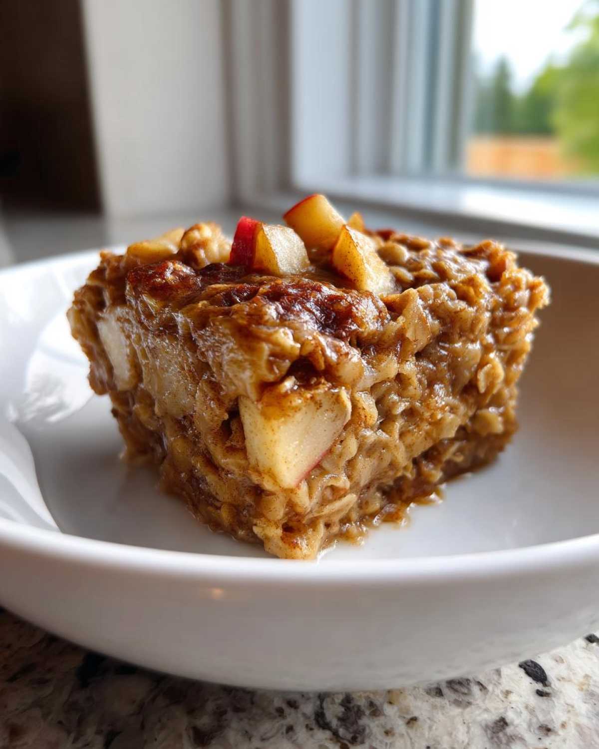 Slow Cooker Cinnamon Apple Baked Oatmeal - detail 1