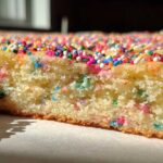 Soft Sugar Cookie Bars with Sprinkles