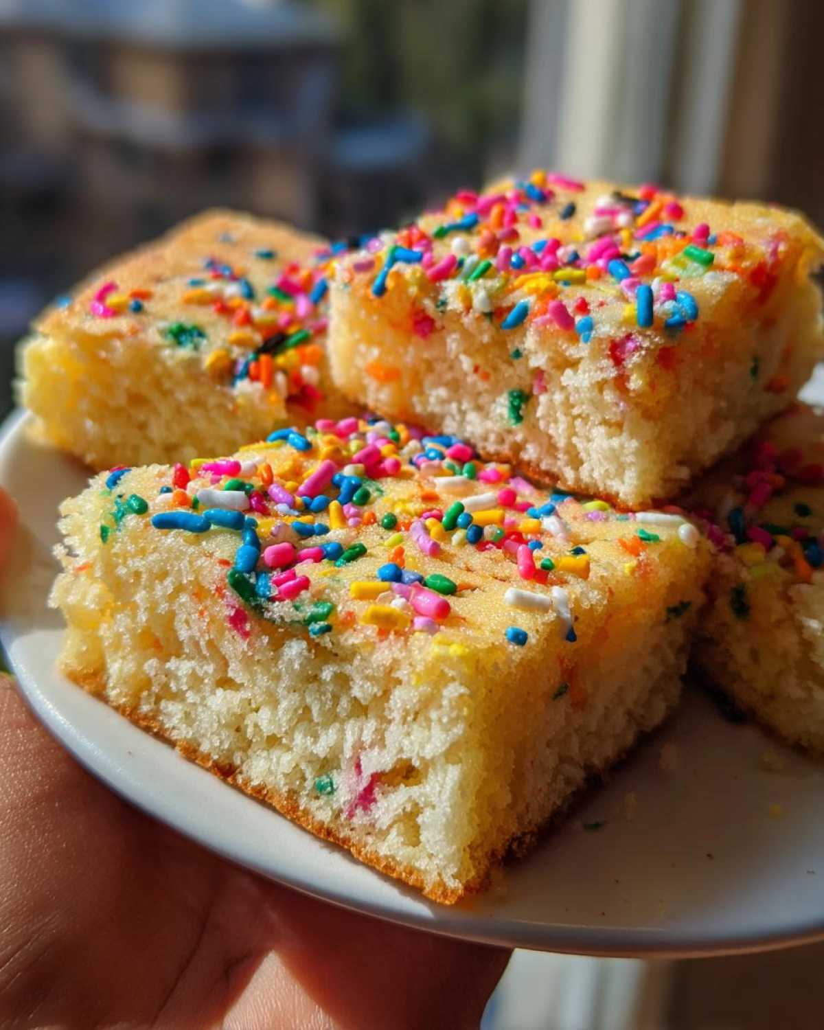 Soft Sugar Cookie Bars with Sprinkles - detail 2