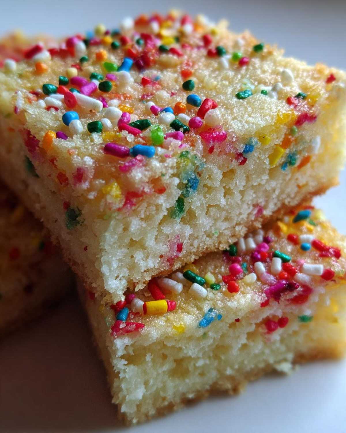 Soft Sugar Cookie Bars with Sprinkles - detail 3