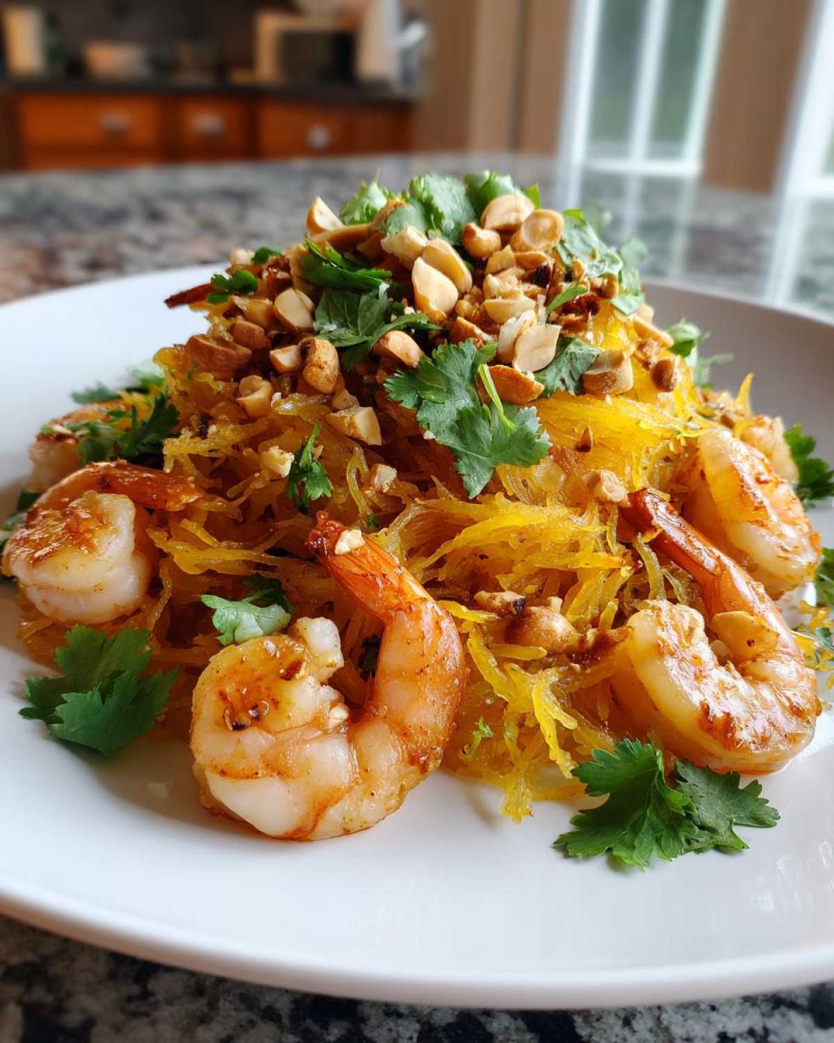 Spaghetti Squash Pad Thai (Low-Carb Takeout Hack) - detail 1
