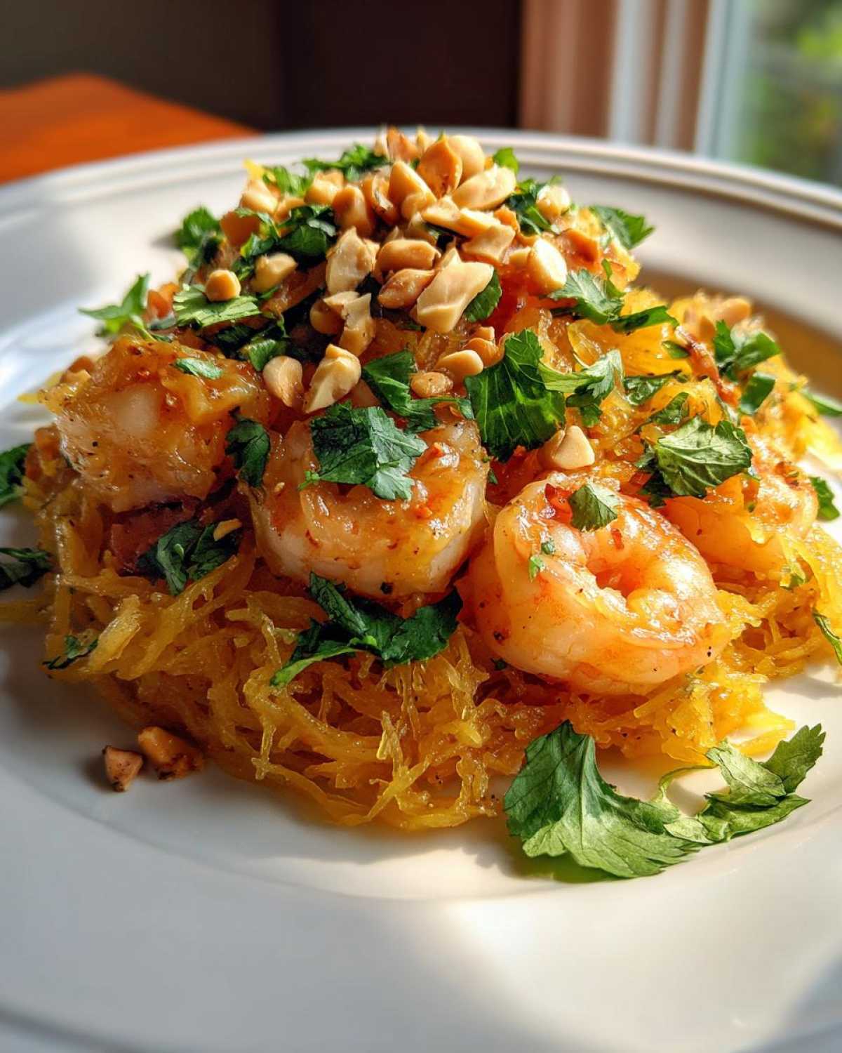 Spaghetti Squash Pad Thai (Low-Carb Takeout Hack) - detail 2