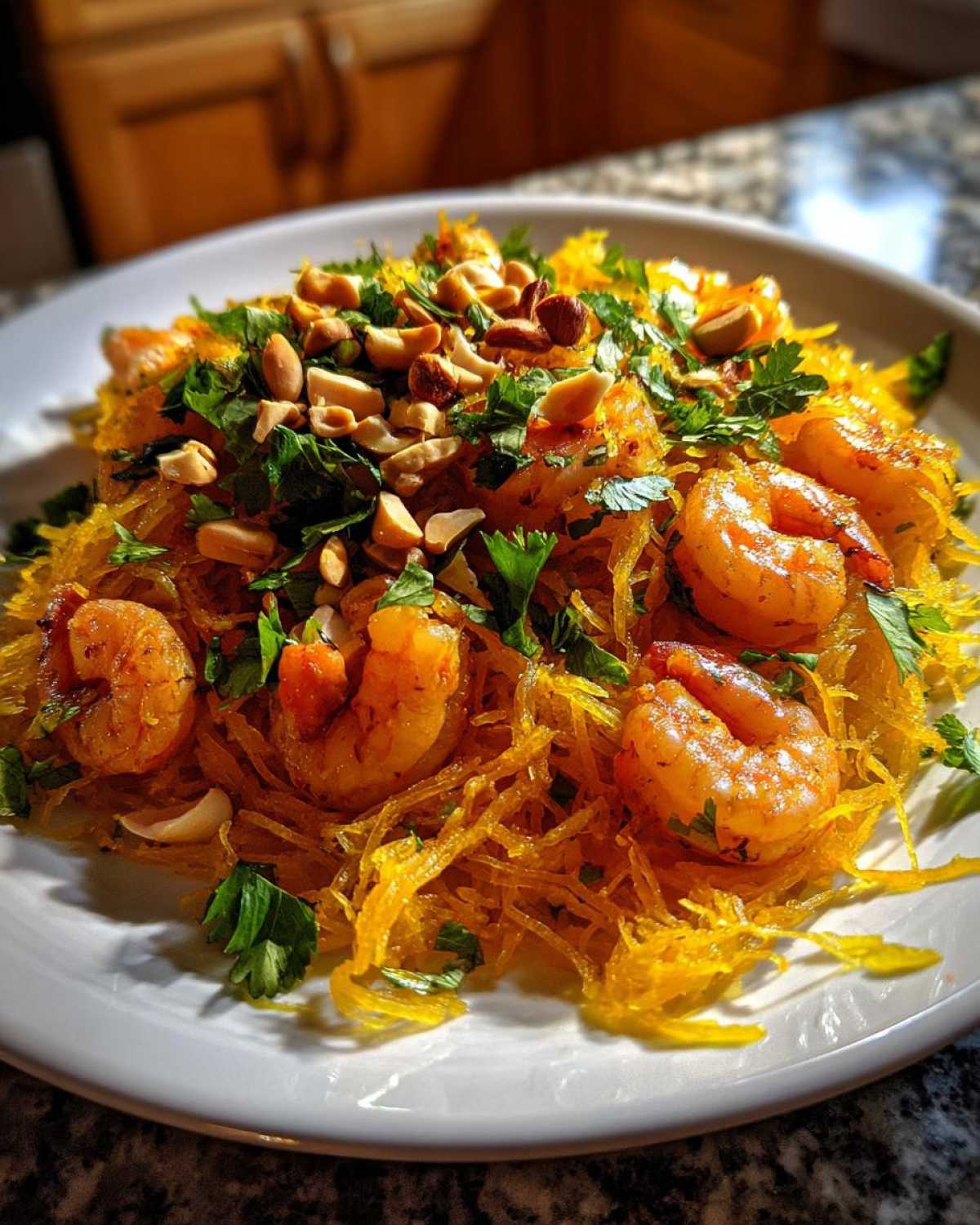Spaghetti Squash Pad Thai (Low-Carb Takeout Hack) - detail 4