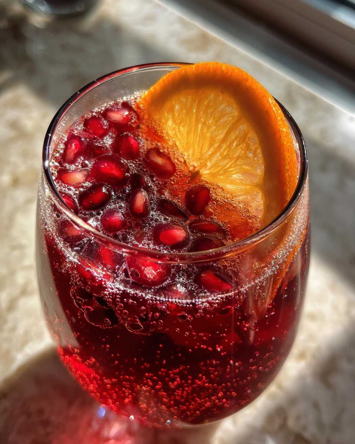 Sparkling Pomegranate Punch (New Year’s Eve Sip) - detail 2