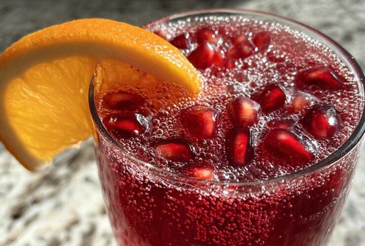 Sparkling Pomegranate Punch (New Year’s Eve Sip)