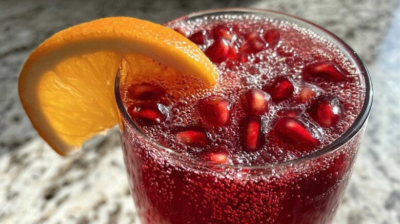 Sparkling Pomegranate Punch (New Year’s Eve Sip)