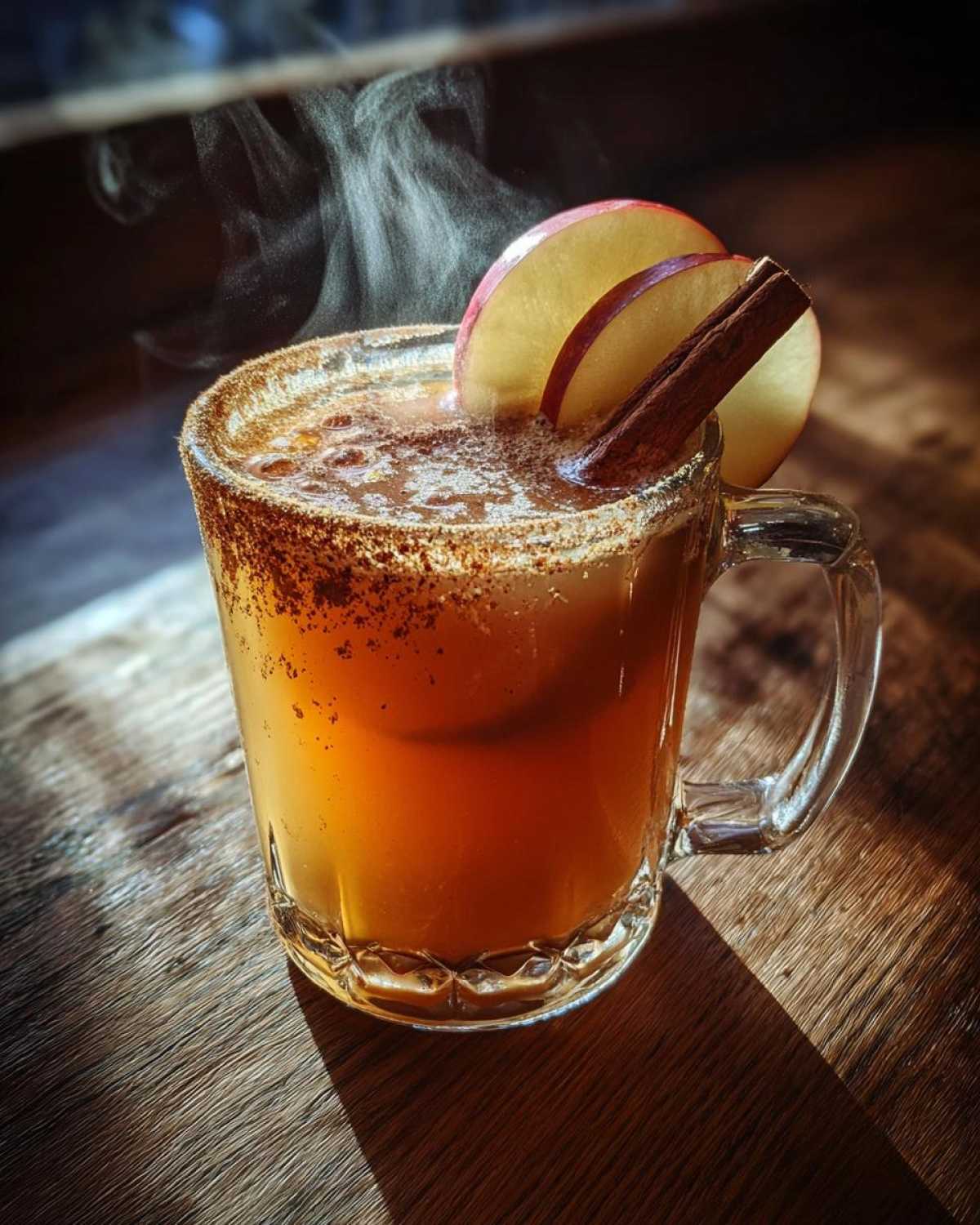 Spiced Apple Bourbon Cider Cocktail - detail 4
