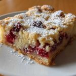 Spiced Cranberry Shortbread Bars