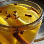 Spiced Ginger Honey Tea with Lemon