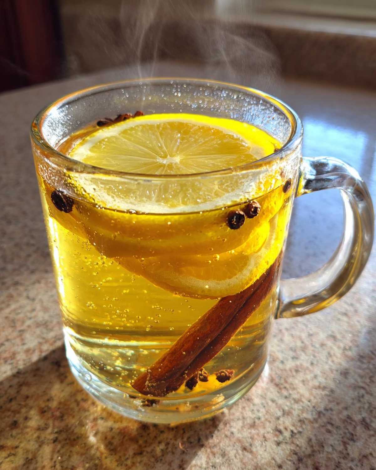 Spiced Ginger Honey Tea with Lemon - detail 4