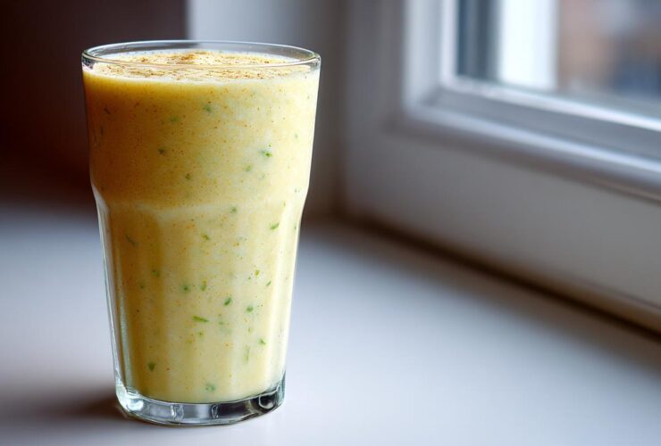 Spiced Pear Smoothie (Winter Detox Drink)