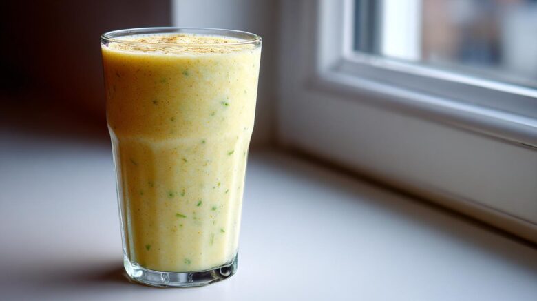Spiced Pear Smoothie (Winter Detox Drink)