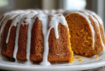 Spiced Pumpkin Bundt Cake with Glaze