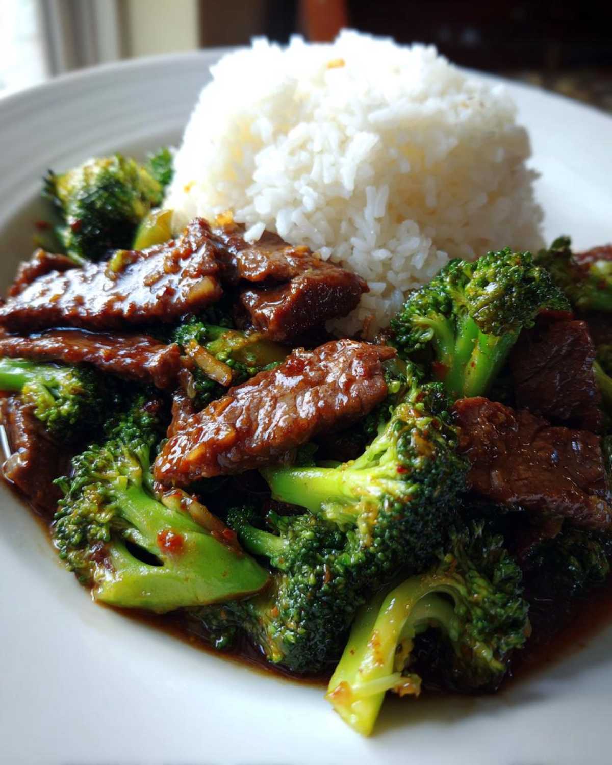 Spicy Beef and Broccoli Stir-Fry with Rice - detail 1