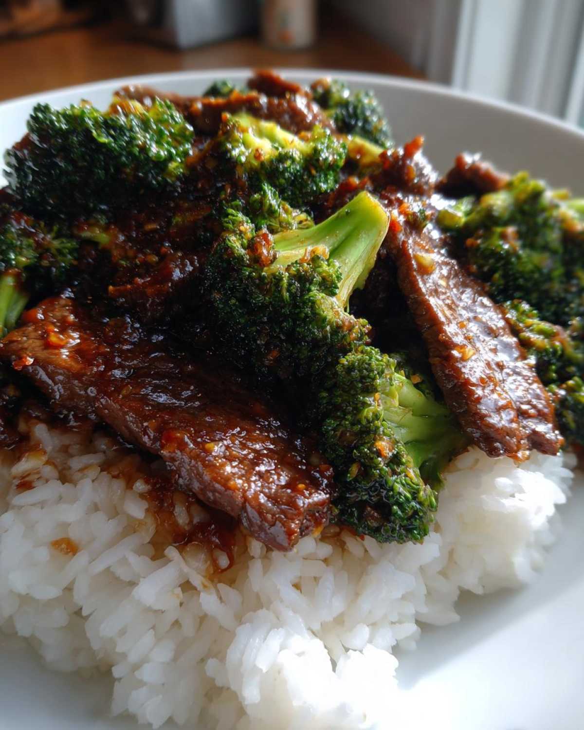 Spicy Beef and Broccoli Stir-Fry with Rice - detail 2