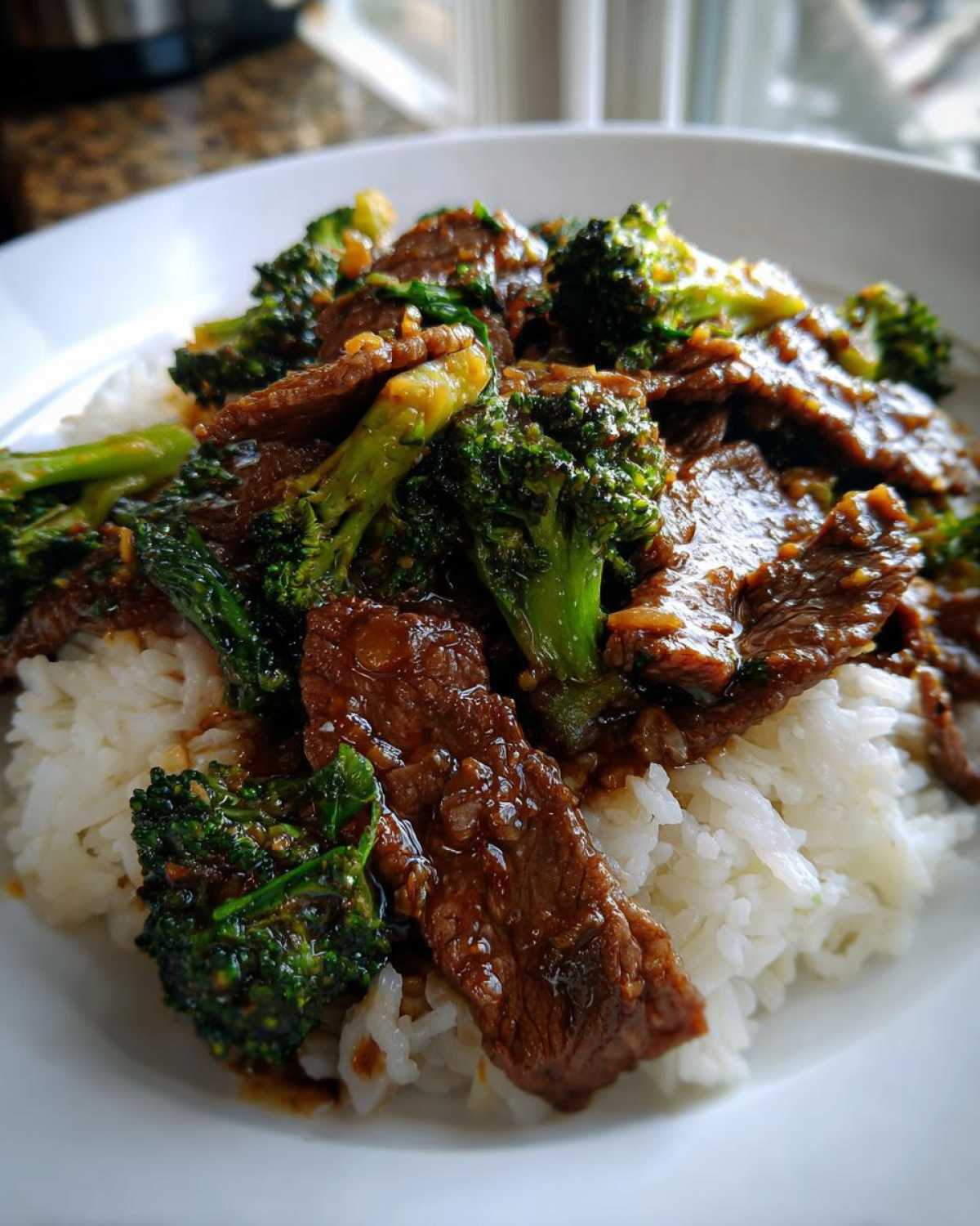 Spicy Beef and Broccoli Stir-Fry with Rice - detail 3