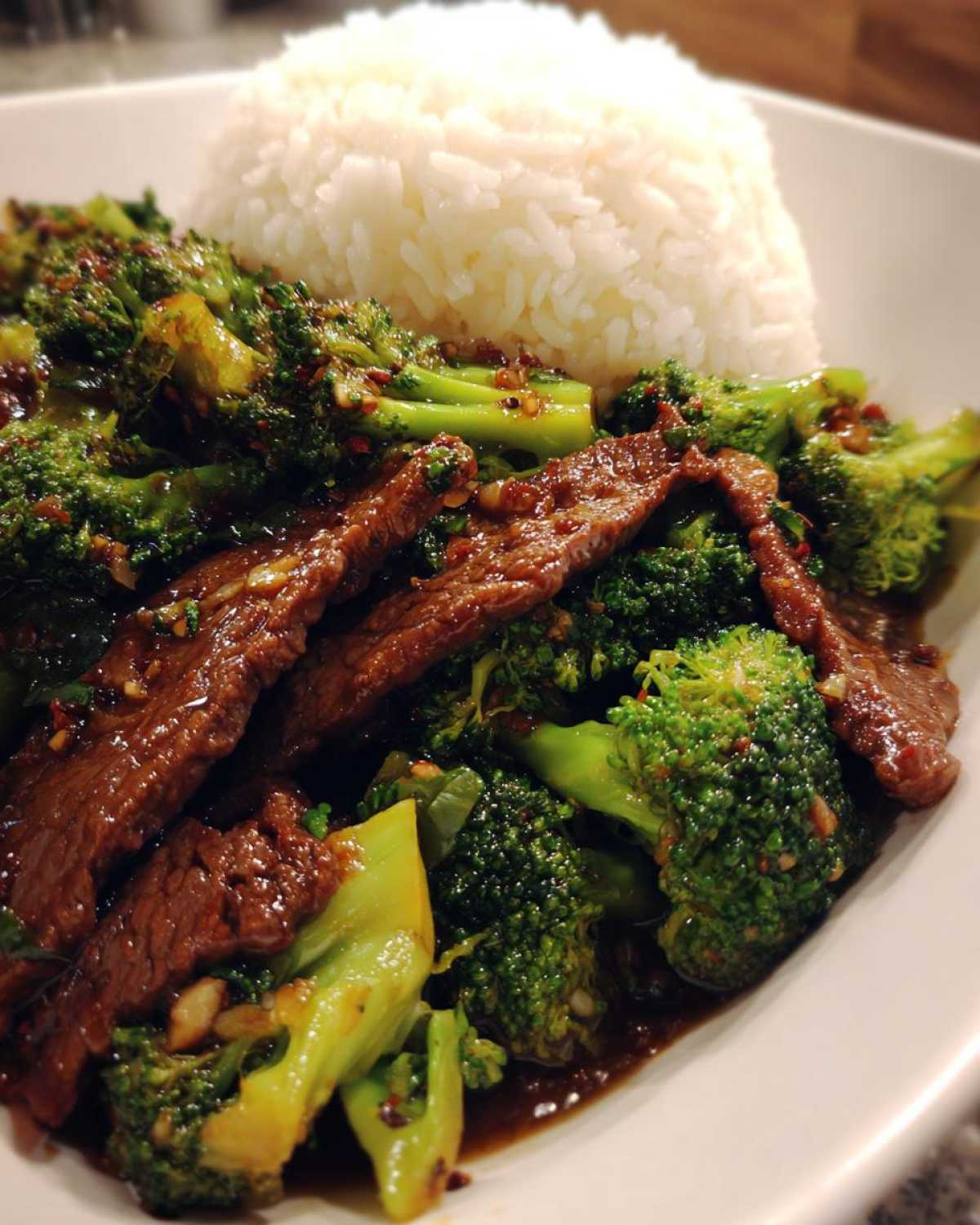 Spicy Beef and Broccoli Stir-Fry with Rice - detail 4