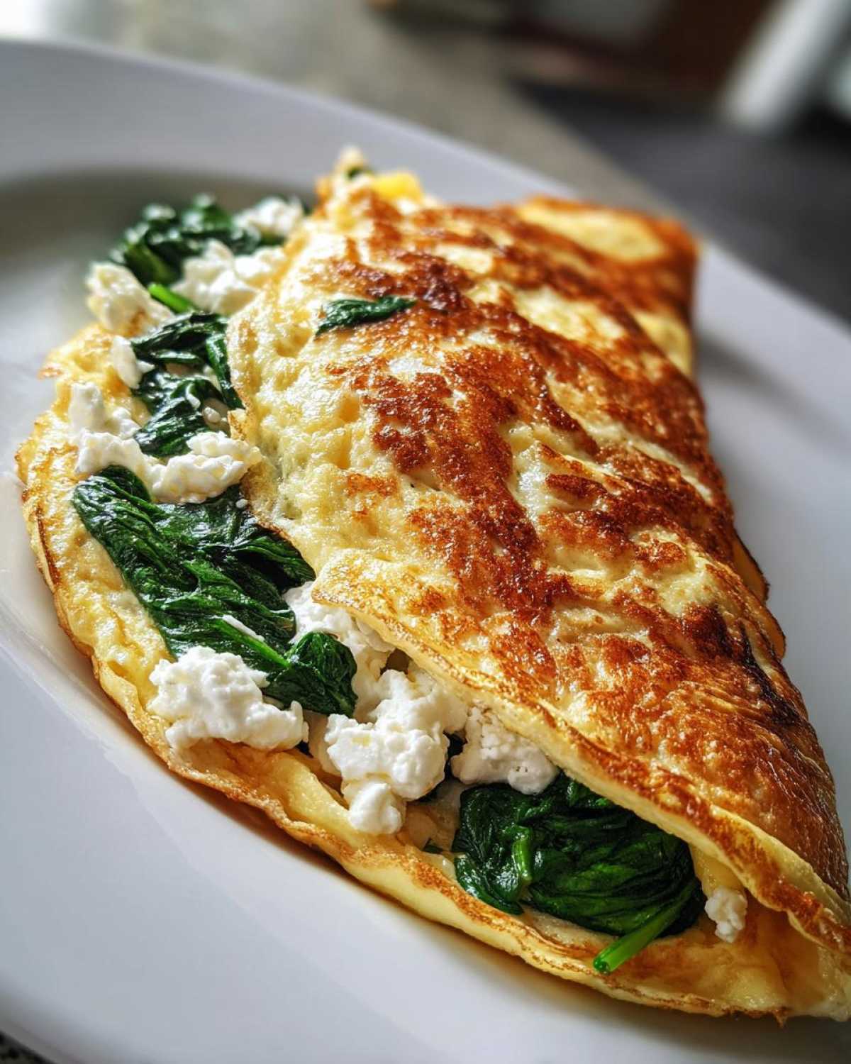 Spinach Feta Egg White Omelette - detail 1