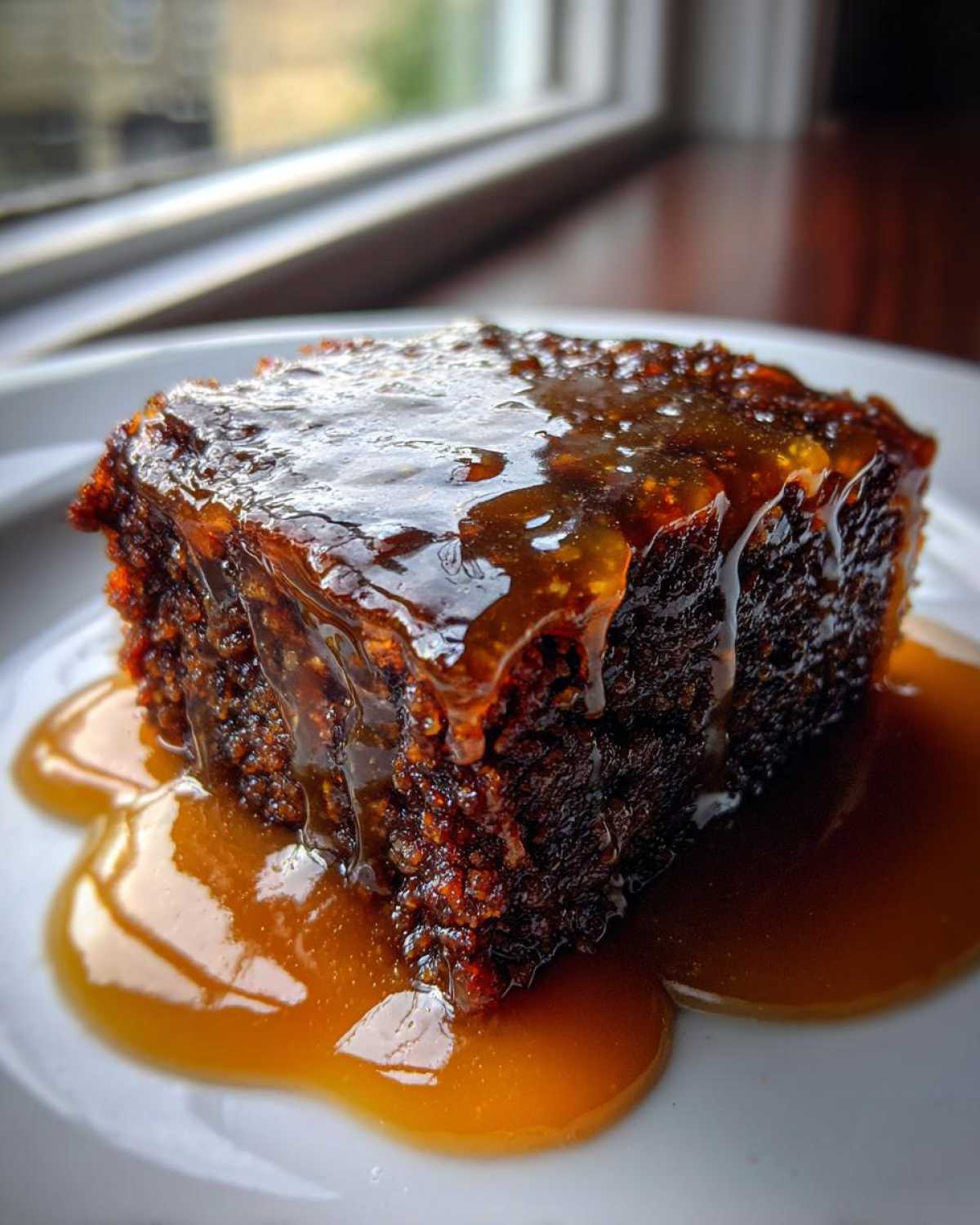 Sticky Toffee Pudding (Warm British Dessert) - detail 2