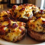 Stuffed Mushrooms with Bacon and Cheese