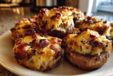 Stuffed Mushrooms with Bacon and Cheese