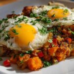 Sweet Potato Hash with Eggs