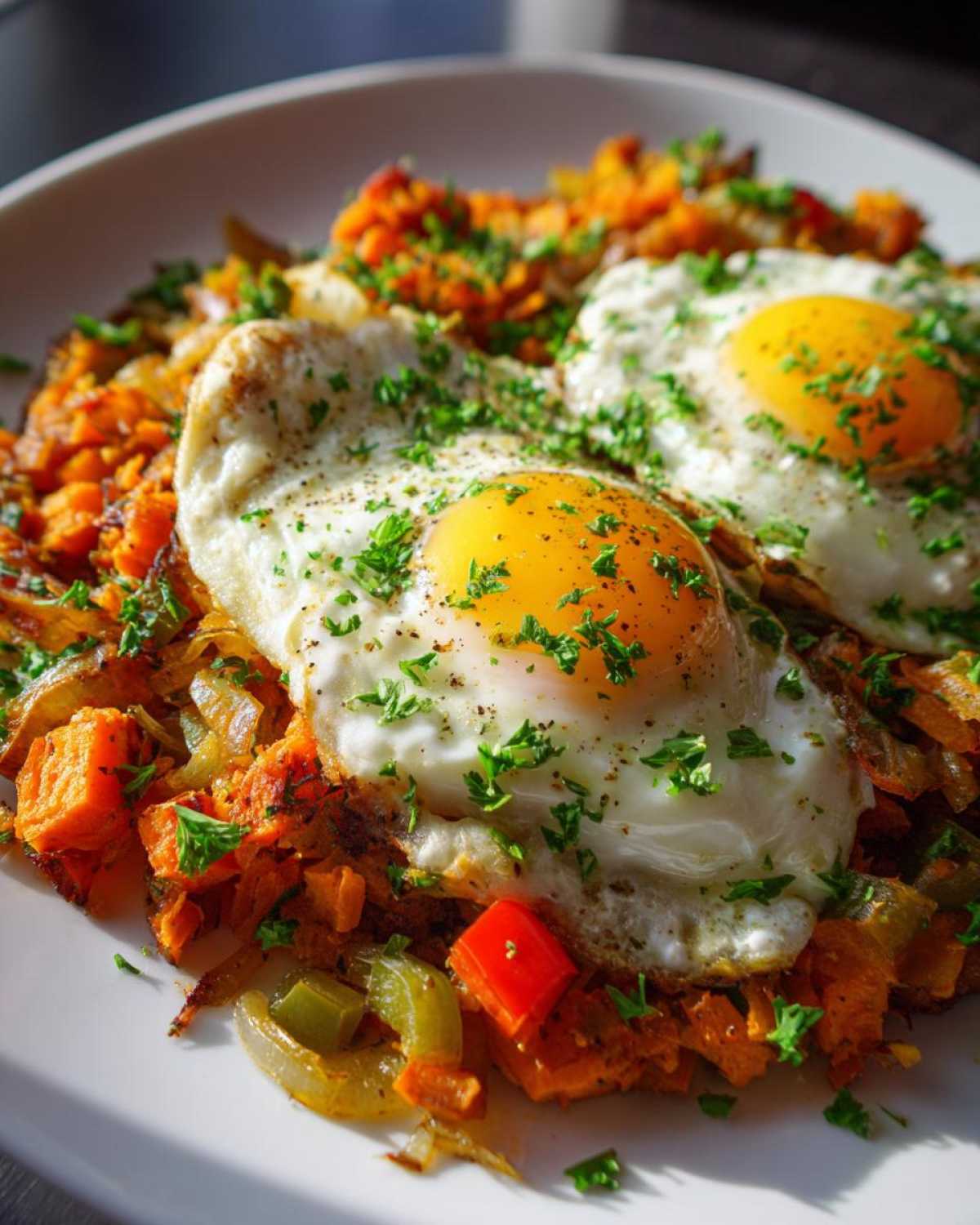 Sweet Potato Hash with Eggs - detail 3