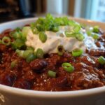 Three-Bean Beef Chili (Game Night Comfort Bowl)