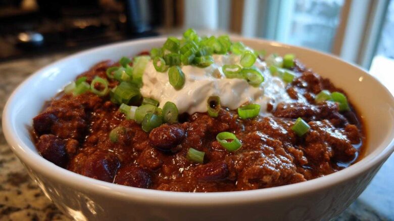 Three-Bean Beef Chili (Game Night Comfort Bowl)