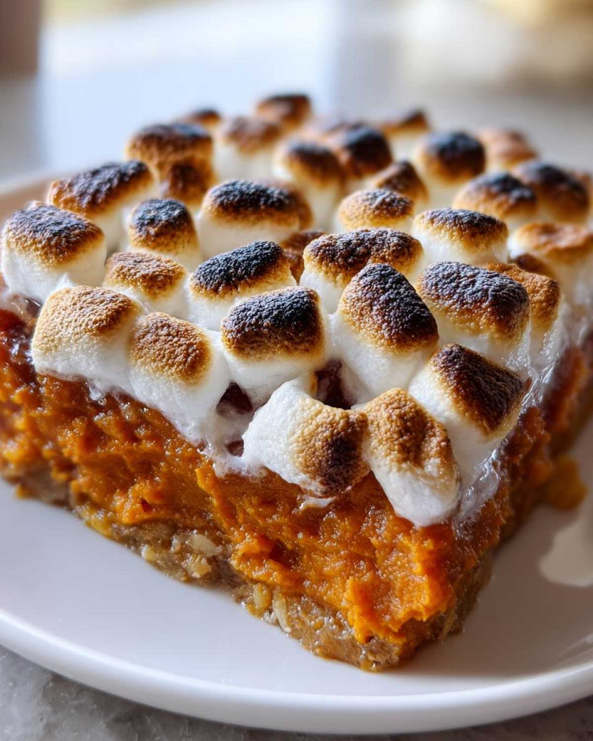 Toasted Marshmallow Sweet Potato Casserole - detail 1