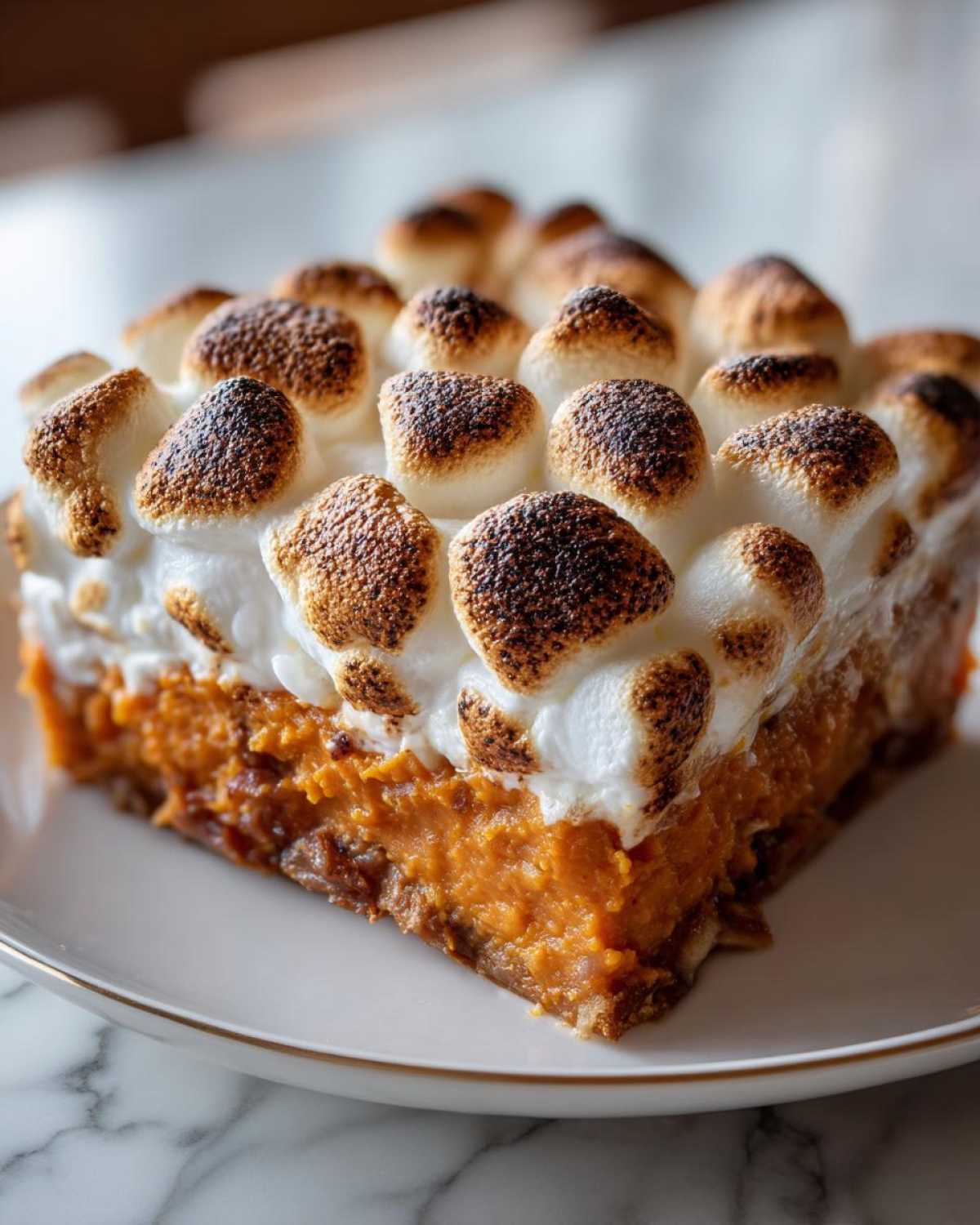 Toasted Marshmallow Sweet Potato Casserole - detail 2