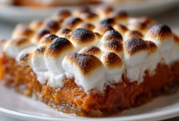 Toasted Marshmallow Sweet Potato Casserole