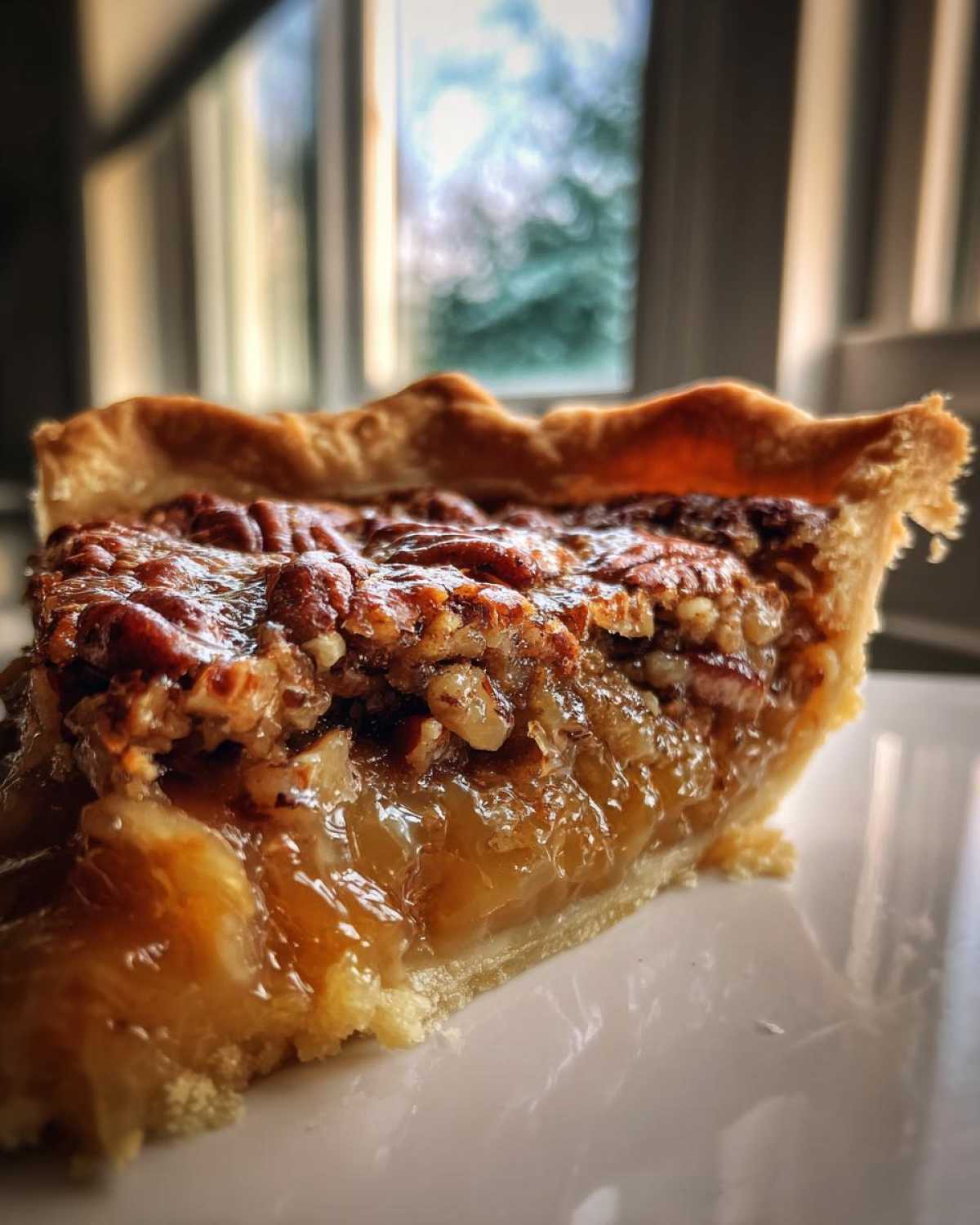 Toffee Pecan Pie with Caramel - detail 1