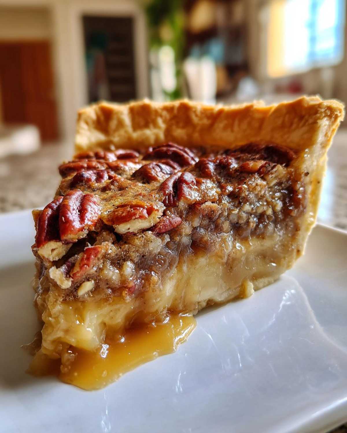 Toffee Pecan Pie with Caramel - detail 2