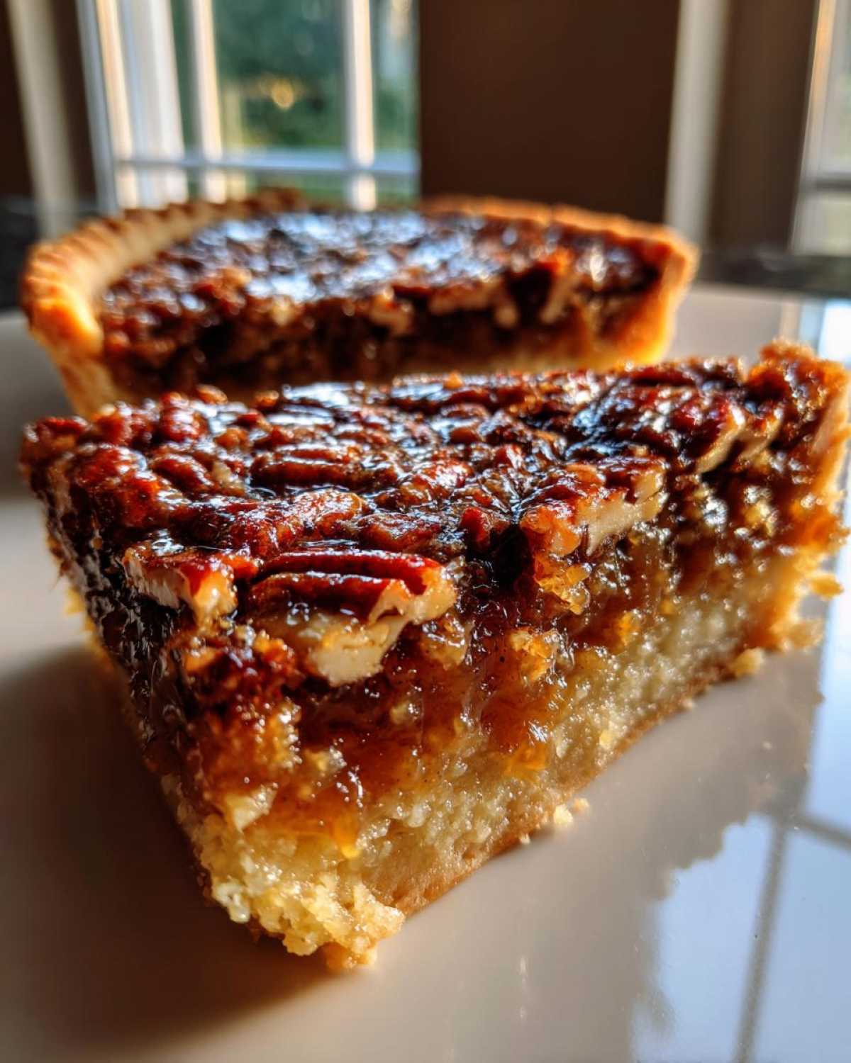 Toffee Pecan Pie with Caramel - detail 3