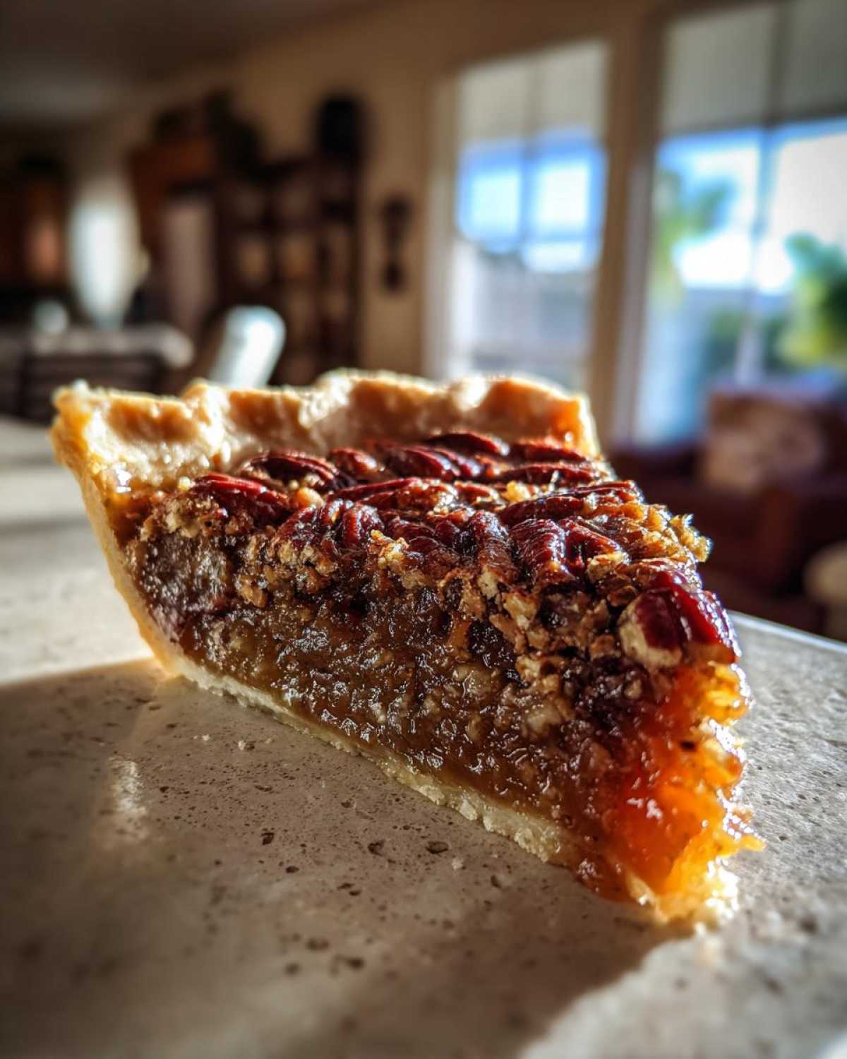 Toffee Pecan Pie with Caramel - detail 4